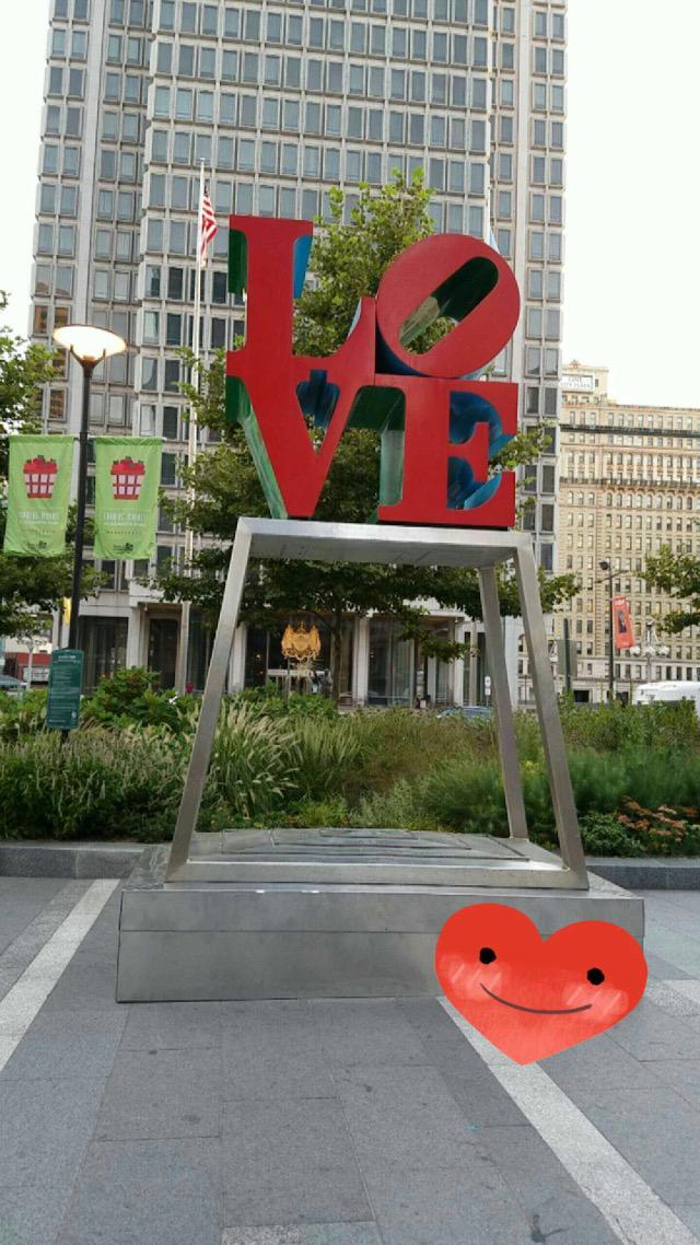 Philadelphia Love statue