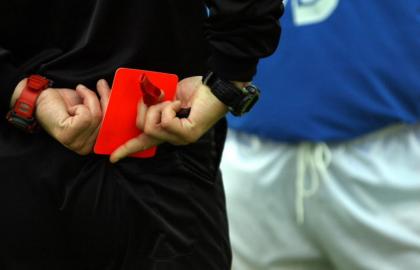 history of red card