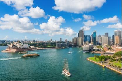 Famous Sydney skyline. 