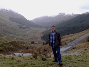 Georgy in the highlands - visit Scotland